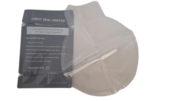 תחבושת לטיפול בפגיעות חזה / שסתום אשרמן CHST SEAL VENTED